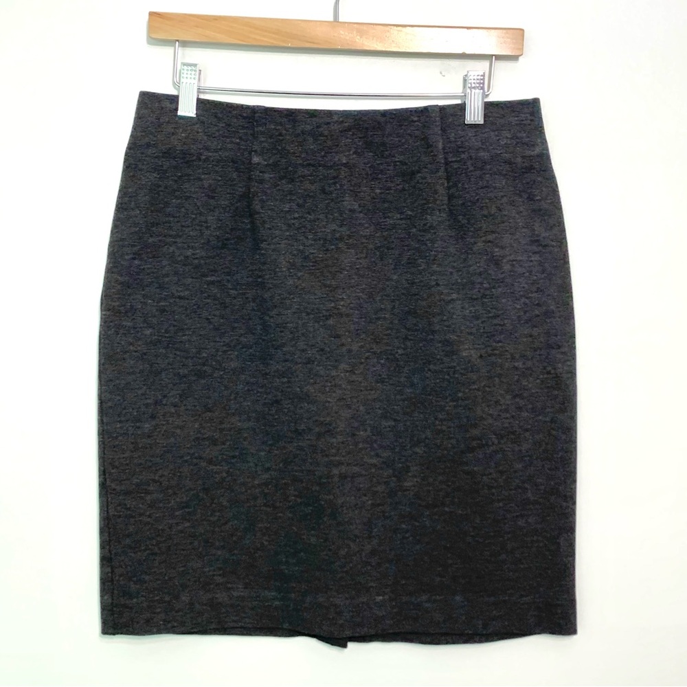 J Jill Skirt Gray Ponte Pencil Skirt Size Small Pull On Career Basics Timeless